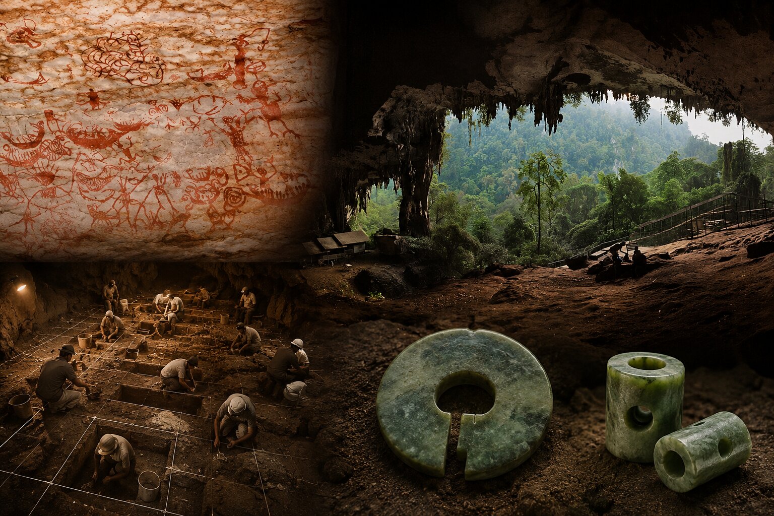 Niah Cave Sarawak archaeological documentary visual