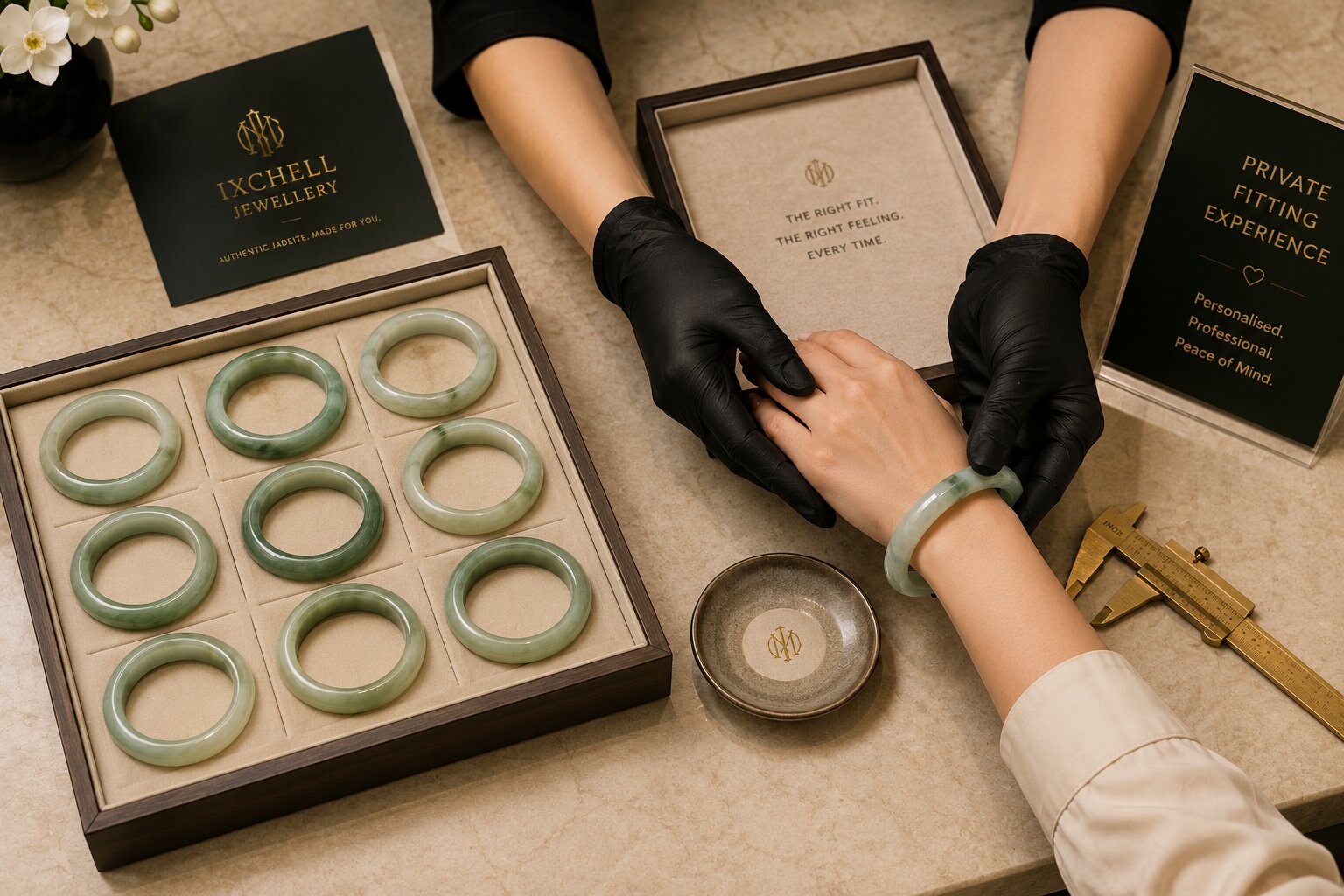 Private jadeite fitting Singapore