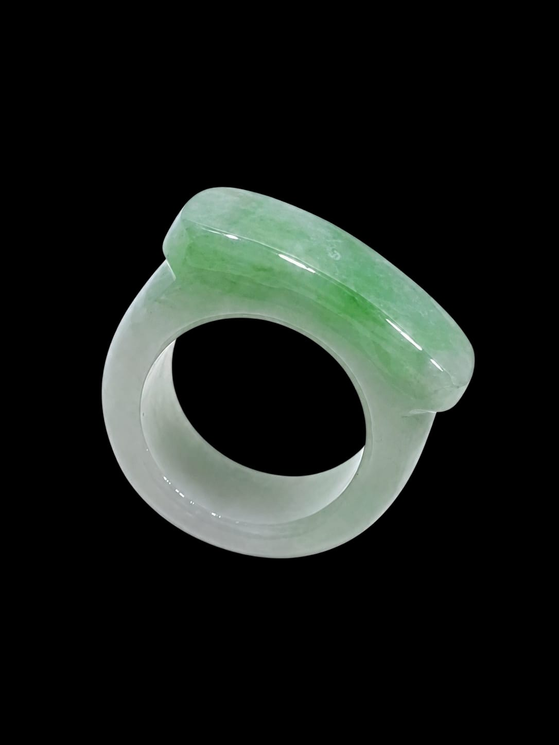 Type A Jadeite Saddle Ring